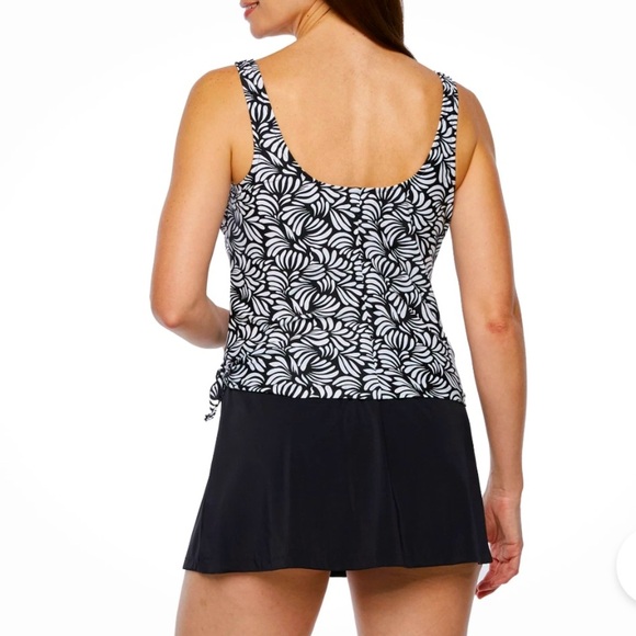 NWOT Azul by Maxine of Hollywood Abstract Swim Dress, size 16 - Picture 1 of 9